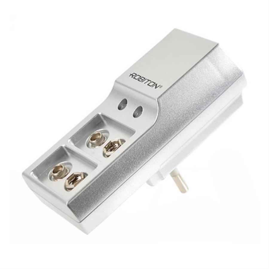 картинка Robiton 9V80 FAST Зарядное устройство для 1-2 Ni-MH или Li-Ion аккумуляторов типоразмера 9В «Крона» от магазина Интерком-НН