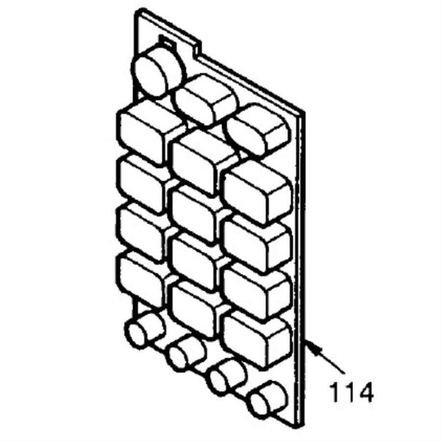 картинка Panasonic PQSX10016Y Клавиатура для телефона KX-F910, KX-T9180, KX-T9350, KX-T9501, KX-T9380 от магазина Интерком-НН