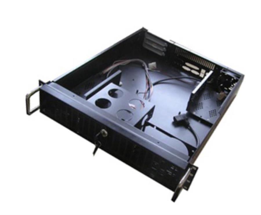 картинка GVE-2U4F5H (2UB) Корпус  серверный19" 2U, (5НDD) глубина 538 мм,без БП,черный от магазина Интерком-НН