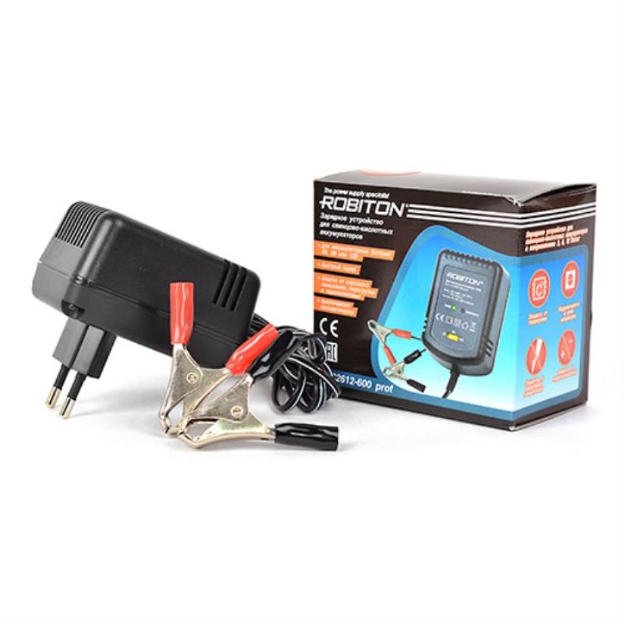 картинка Robiton LA2612-600 prof Зарядное устройство для свинцово-кислотных аккумуляторов 2В, 6В и 12В от магазина Интерком-НН