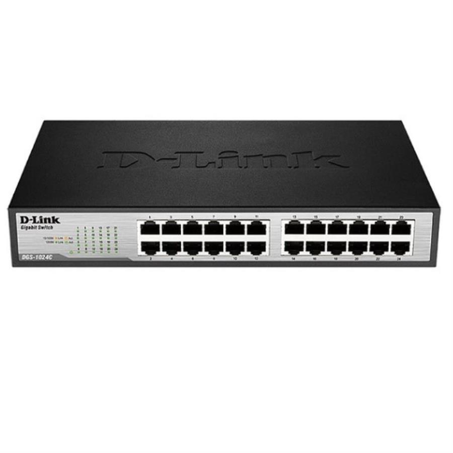 картинка D-Link DGS-1024C/A1A Коммутатор с 24 портами 10/100/1000Base-T, функцией энергосбережения от магазина Интерком-НН