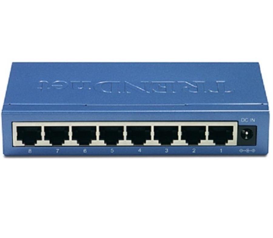 картинка TRENDnet TE100-S88E+ коммутатор 8 портов 10/100МБс от магазина Интерком-НН