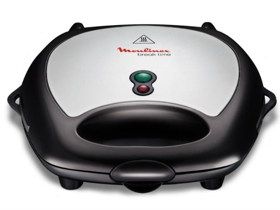 картинка Сэндвичница Moulinex Break Time SW611812 700Вт серебристый/черный от магазина Интерком-НН