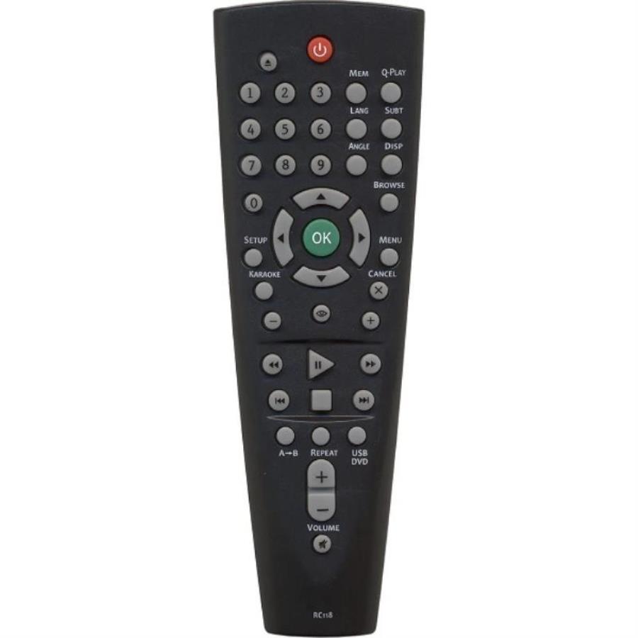 картинка Huayu RC118 (19178) пульт дистанционного управления (ПДУ) для DVD-плеера BBK от магазина Интерком-НН