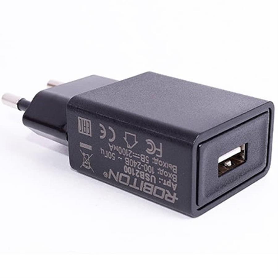 картинка Robiton USB2100 Блок питания с USB выходом BL1 черный от магазина Интерком-НН