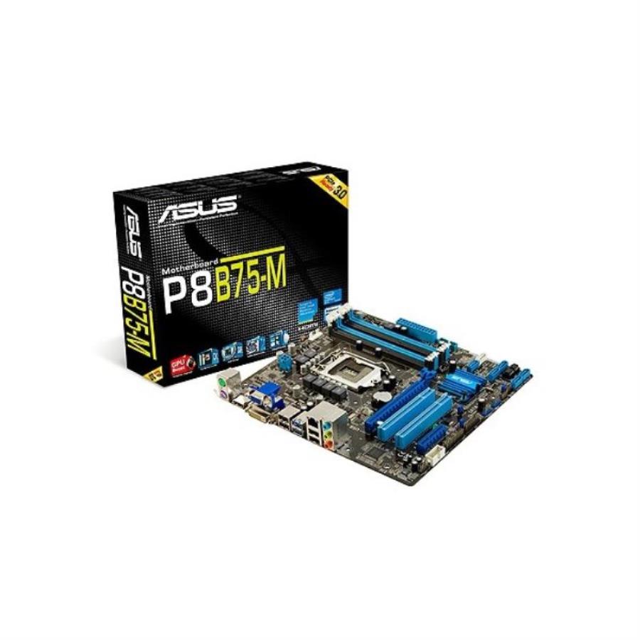 картинка Мат. плата Asus Soc-1155 P8B75-MLE  iB75 DDR3 mATX AC'97 8ch GbLAN VGA от магазина Интерком-НН