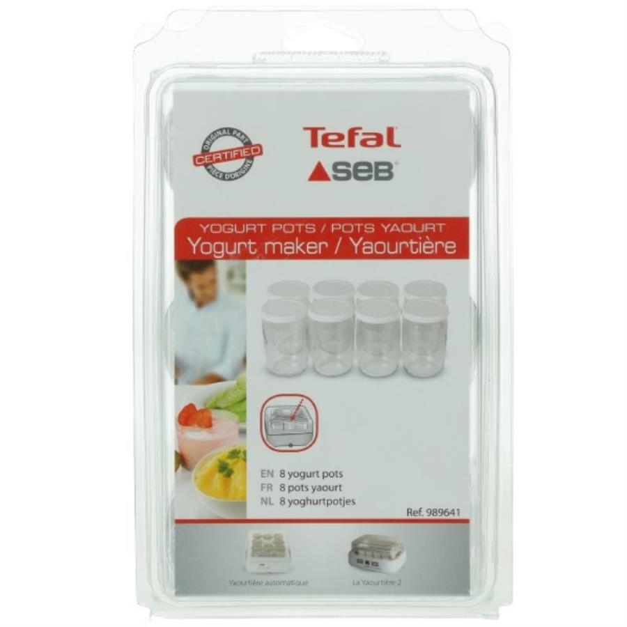 картинка Tefal 989641 комплект баночек для йогуртницы (уп. 8шт) от магазина Интерком-НН