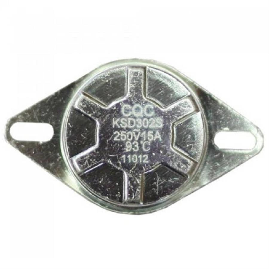 картинка KSD302S-15A-93NC Термостат защитный (250V, 15A, 93°C) для водонагревателя от магазина Интерком-НН