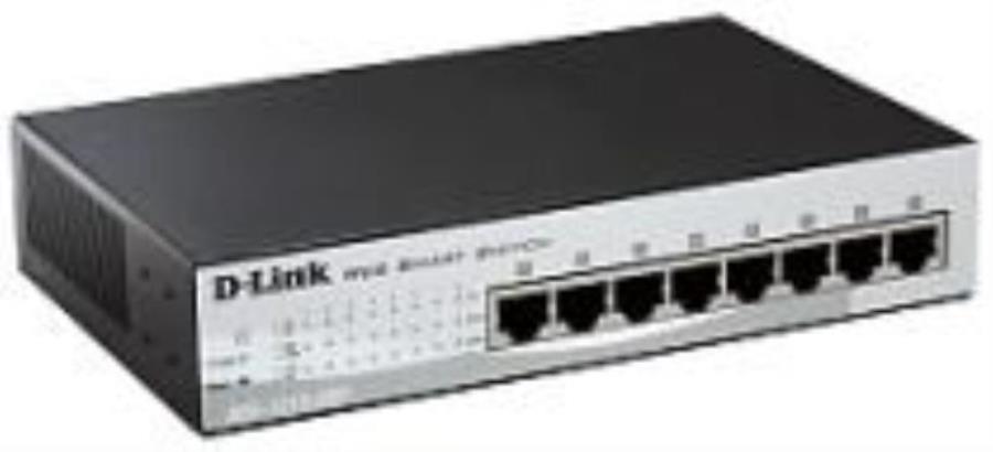 картинка D-Link DES-1210-08P  Коммутатор с 8 портами 10/100 PoE от магазина Интерком-НН