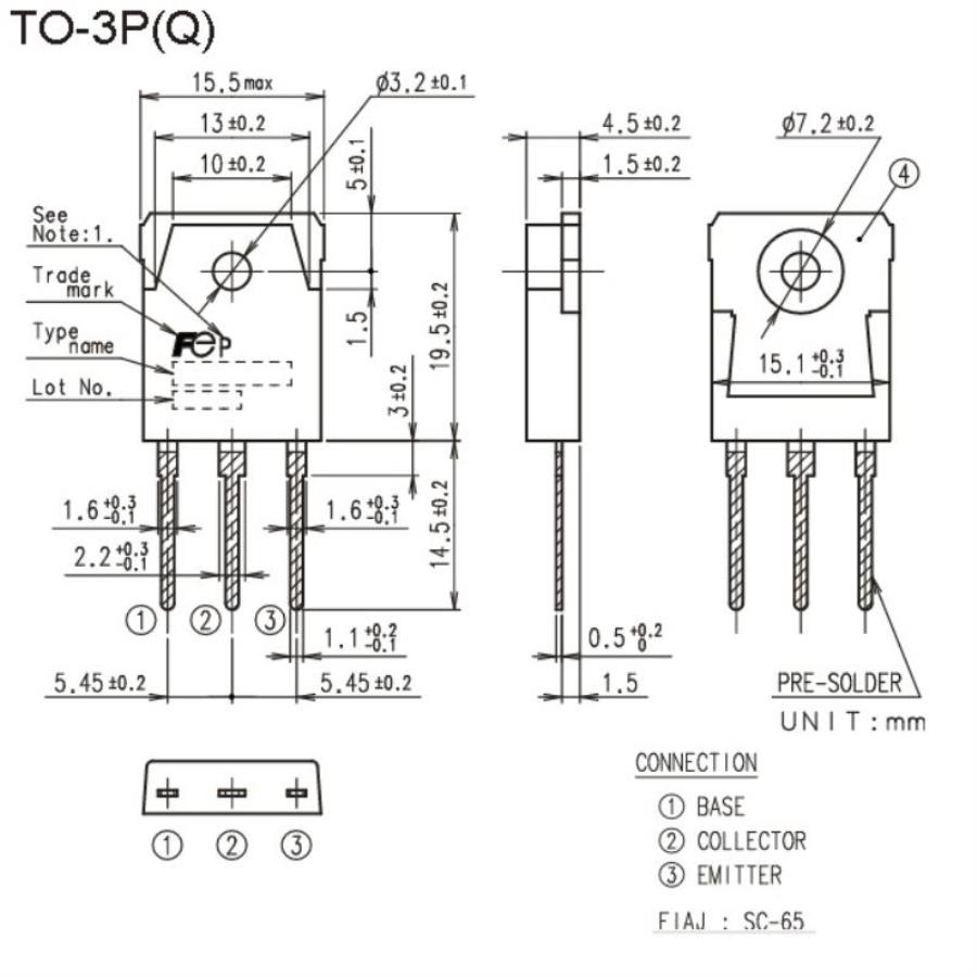 картинка Fuji Electric FMH23N50E Транзистор, N-канал 500В 23А 0.245Ом [TO-3P] от магазина Интерком-НН
