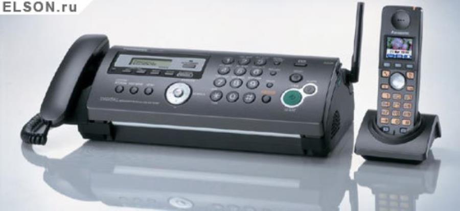 картинка Panasonic KX-FC258RUT Телефакс, термоперенос, цвет серый от магазина Интерком-НН