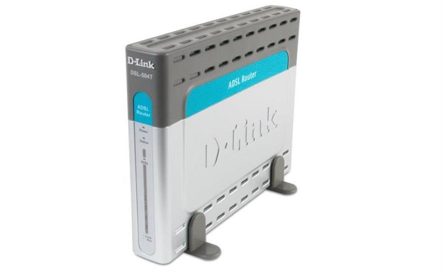 картинка DSL-504T Роутер ADSL Eth 4 LAN & 1 ADSL порт, IP со сплиттером от магазина Интерком-НН