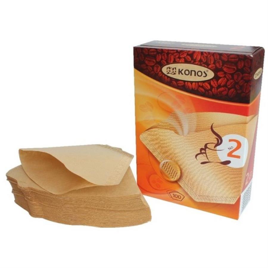 картинка KONOS N2 Одноразовые фильтры для кофеварки бумажные (уп. 100 шт)  от магазина Интерком-НН