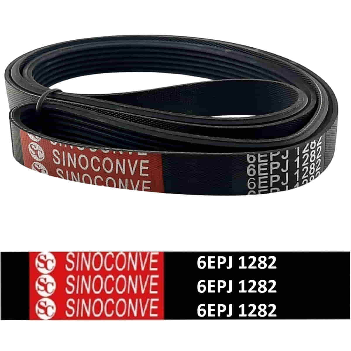 картинка Sinoconve 6EPJ1282 J6 ремень поликлиновый приводной для стиральной машины AEG, Electrolux, Zanussi от магазина Интерком-НН