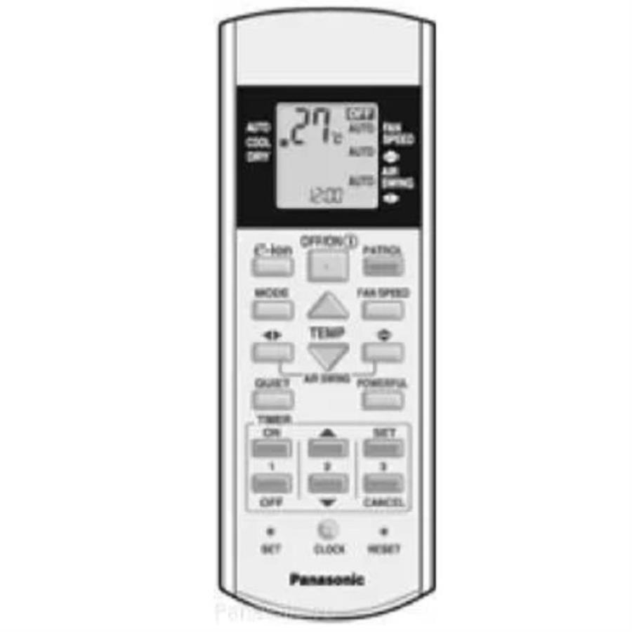 картинка Panasonic CWA75C3155 пульт дистанционного управления для кондиционера CS-C18HKD, CS-C24HKD от магазина Интерком-НН