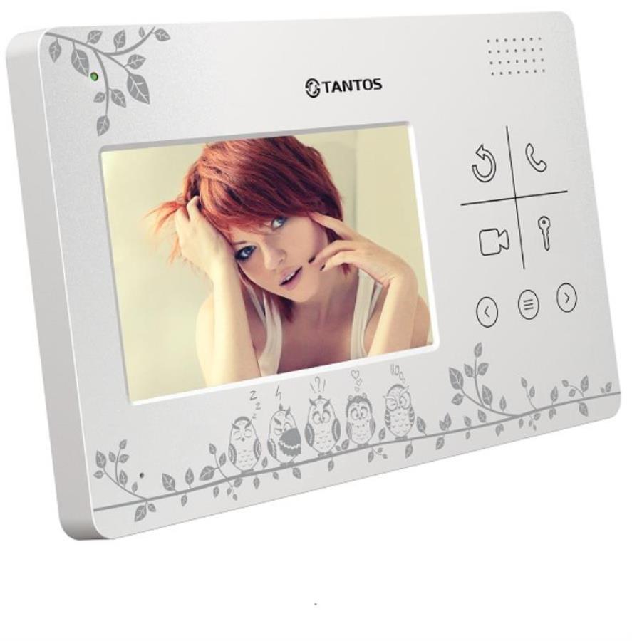 картинка Tantos LILU LE Совы Монитор домофона  (white)  от магазина Интерком-НН