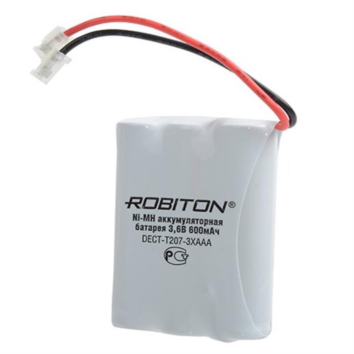 картинка Robiton DECT-T207-3XAAA (Т207) Аккумулятор Ni-MH, 3.6V, 600mAh,  от магазина Интерком-НН