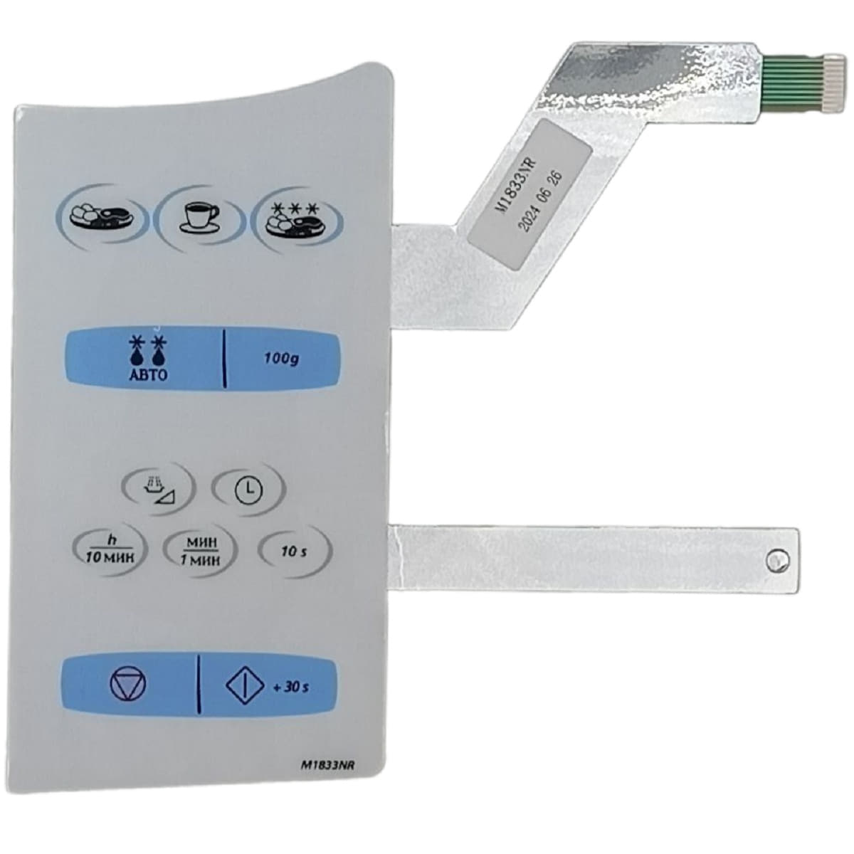 картинка Samsung DE34-00062G сенсорная панель управления для микроволновой печи (СВЧ) M1833NR, пиктограммы от магазина Интерком-НН