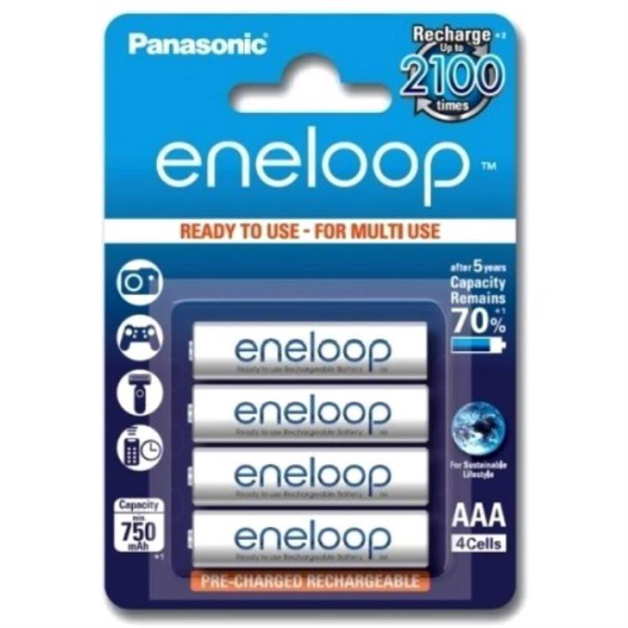 картинка Panasonic eneloop BK-4MCCE/4BE Аккумулятор 750mAh AAA BL4 от магазина Интерком-НН