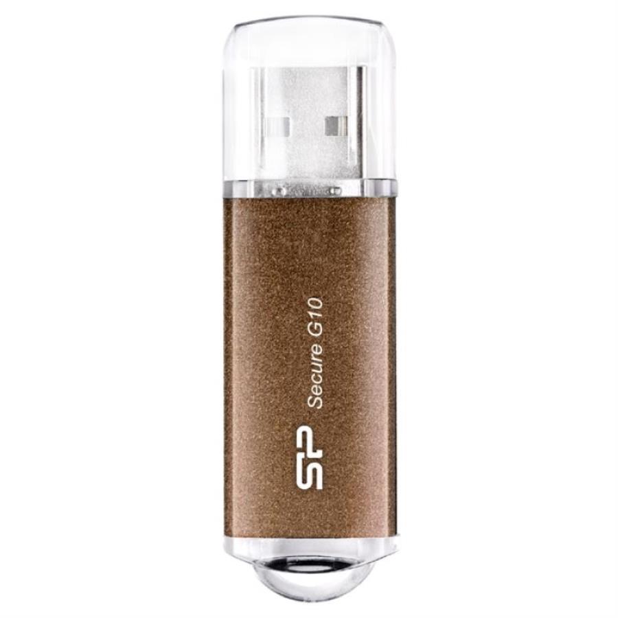 картинка Память USB 8Gb Silicon Power Secure G10 бронза от магазина Интерком-НН