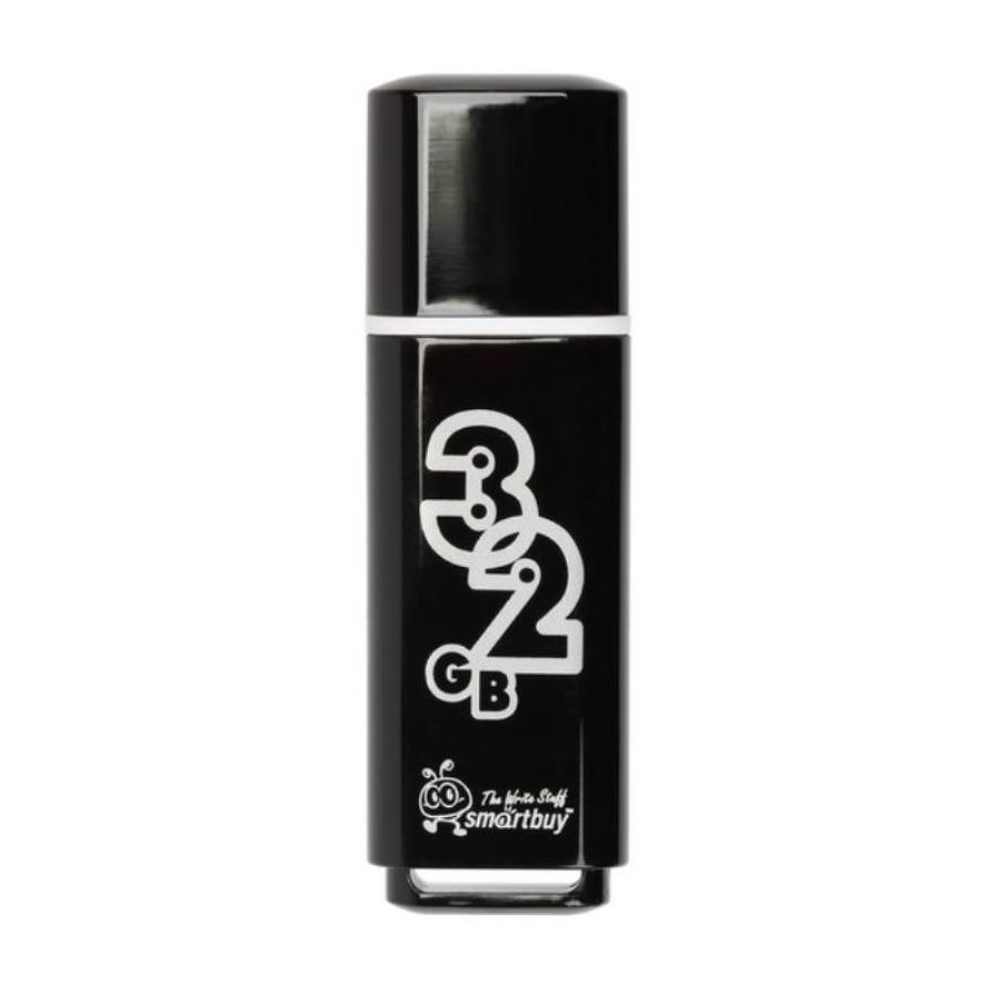 картинка Память USB 32Gb Smart Buy Glossy черный 2.0 (SB32GBGS-K) от магазина Интерком-НН