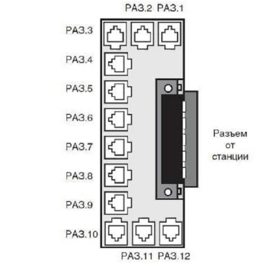 картинка Samsung KP12X-BM24-C Б/У 1NX-MDFCD (KP12X-BM24, RUA) кросс для плат расширения от магазина Интерком-НН