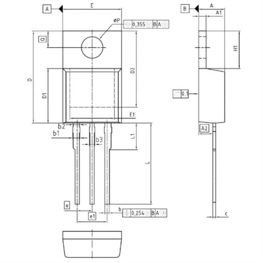 картинка Infineon IPP60R190P6 (6R190C6), МОП-транзистор MOSFET N-Channel 600V TO-220 от магазина Интерком-НН