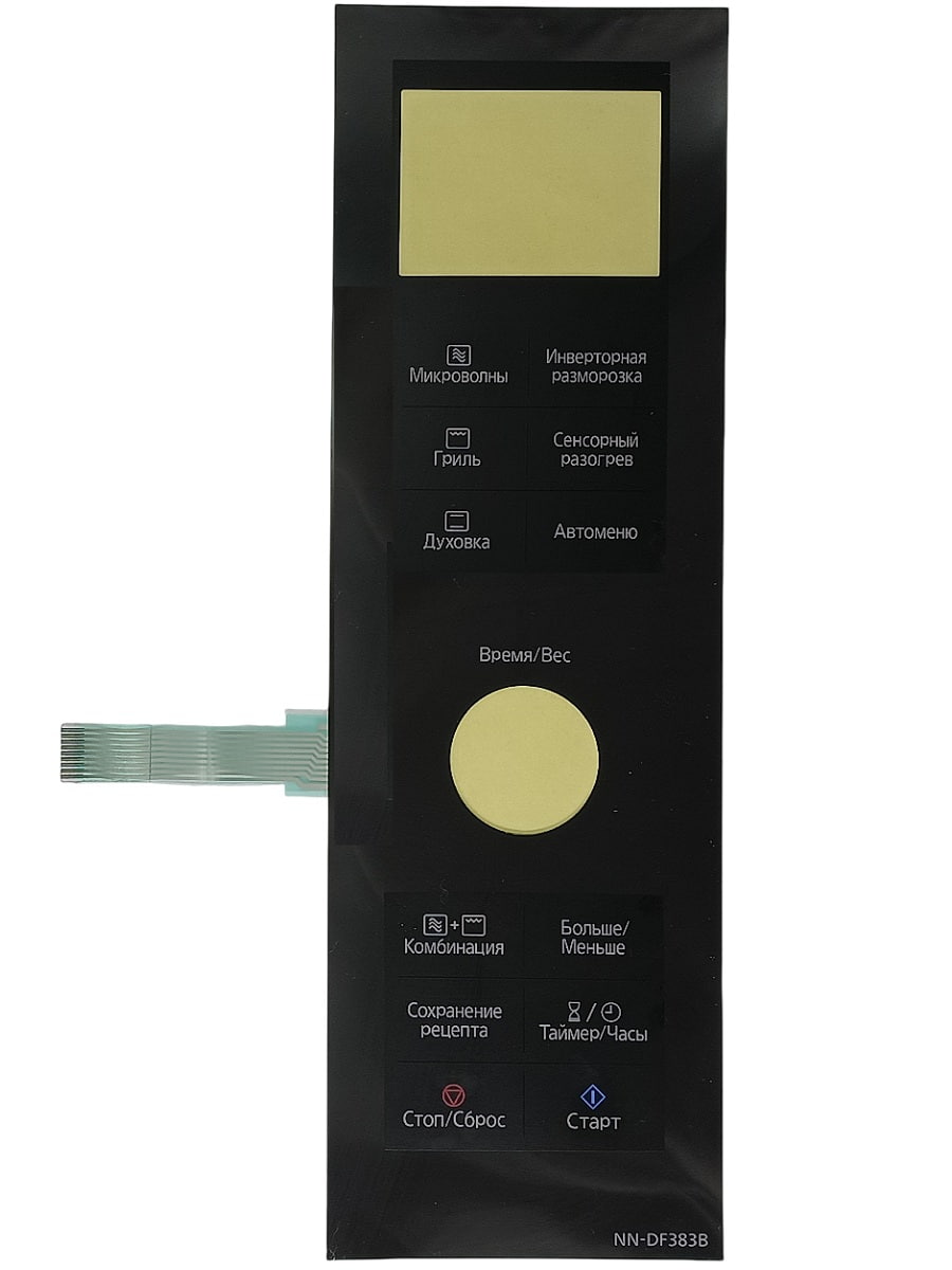 картинка Panasonic F630YBG40KZP Сенсорная панель для СВЧ (микроволновой печи) NN-DF383BZPE от магазина Интерком-НН