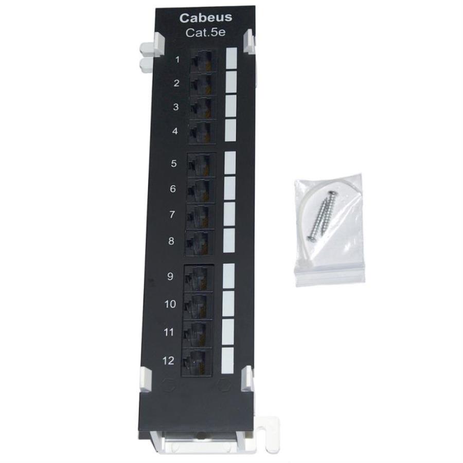 картинка PL-12-C5E-WL патч-панель настенная RJ-45, Cat.5е, 12 портов с подставкой от магазина Интерком-НН