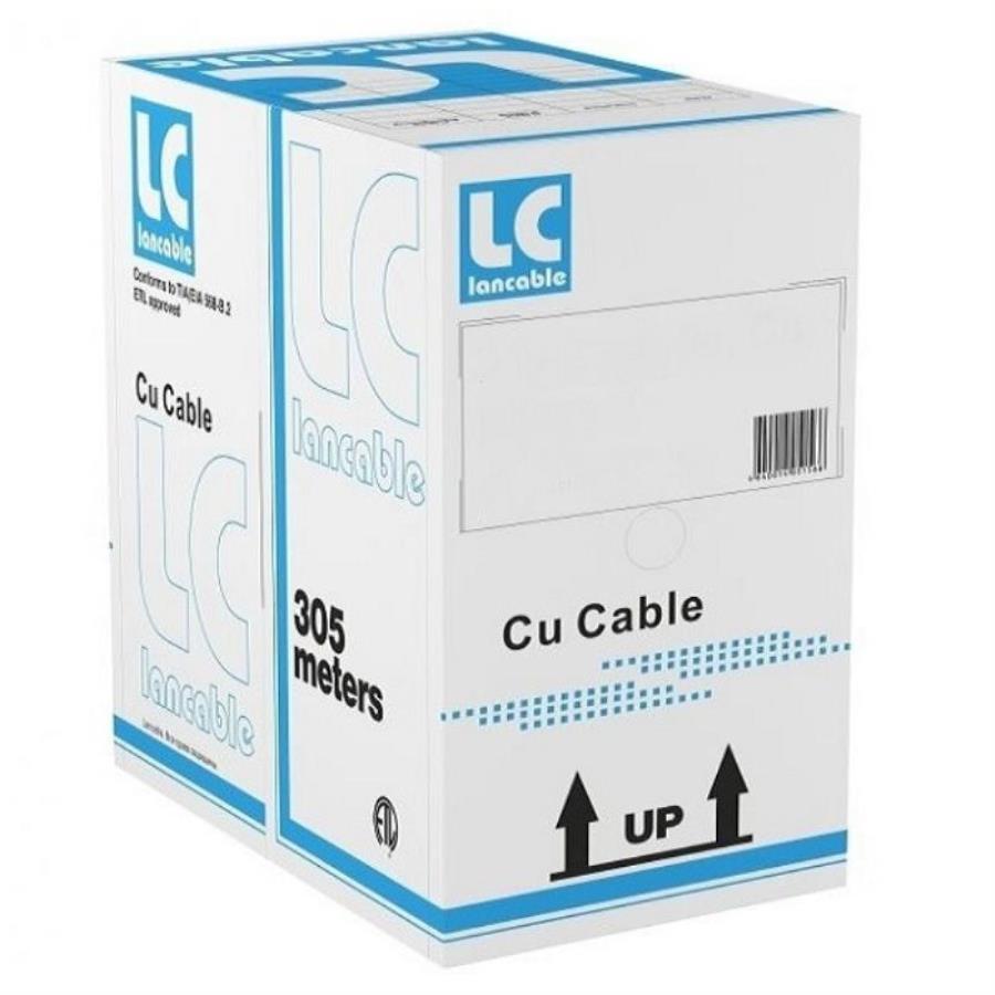 картинка Кабель UTP2 cat.5е, одножильный, медь, для наружных работ с проволочным тросом (305м) от магазина Интерком-НН