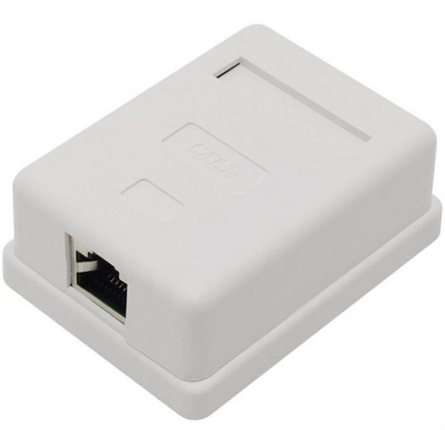 картинка WT-2012 Розетка компьютерная /1 порт/ RJ-45 /cat.5e/ белая от магазина Интерком-НН