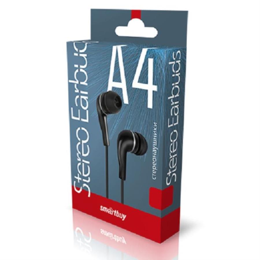 картинка Smartbuy SBE-011K Внутриканальные наушники, черные от магазина Интерком-НН