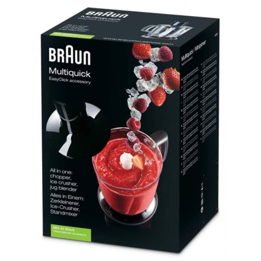картинка Braun 0X81364469 Измельчитель MQ40 (1250мл) в сборе для блендера MR5, MR7, MQ5, MQ5V, MQ7, черный от магазина Интерком-НН