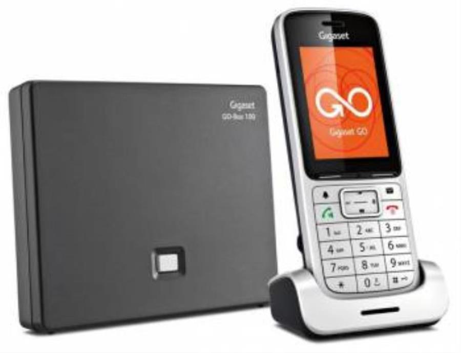 картинка Телефон IP Gigaset SL450A GO RUS серебристый (S30852-H2721-S301) от магазина Интерком-НН