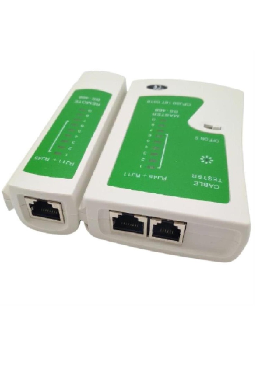 картинка SY-468 (NS-468, BS-468) Кабельный тестер для витой пары UTP/FTP RJ-45, телефонного кабеля RJ-11 от магазина Интерком-НН
