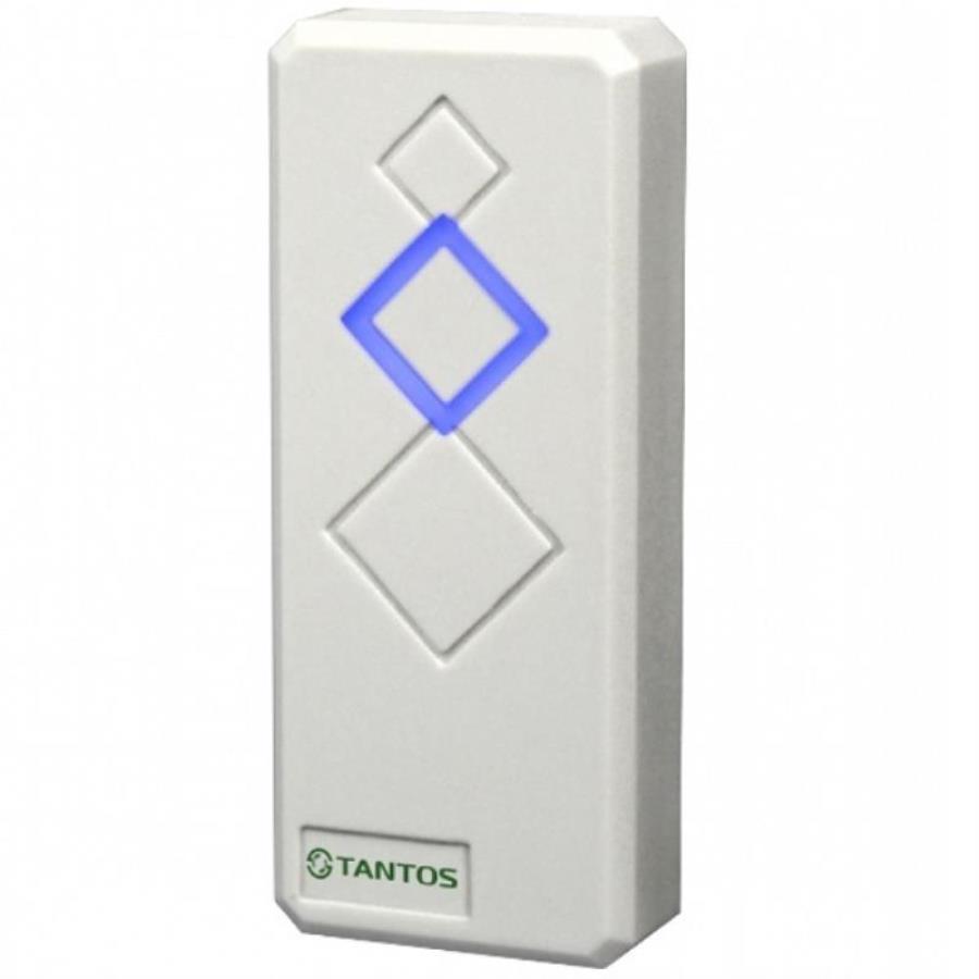 картинка Tantos TS-RDR-E White считыватель карт формата EM-Marine с выходным протоколом Wiegand-26 (белый) от магазина Интерком-НН