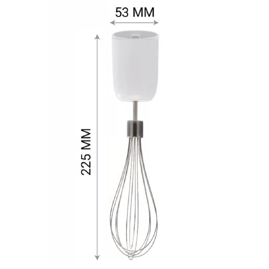 картинка Polaris PHB-1476-VEN  венчик в сборе для блендера PHB 1476 белый-нержавеющая сталь от магазина Интерком-НН