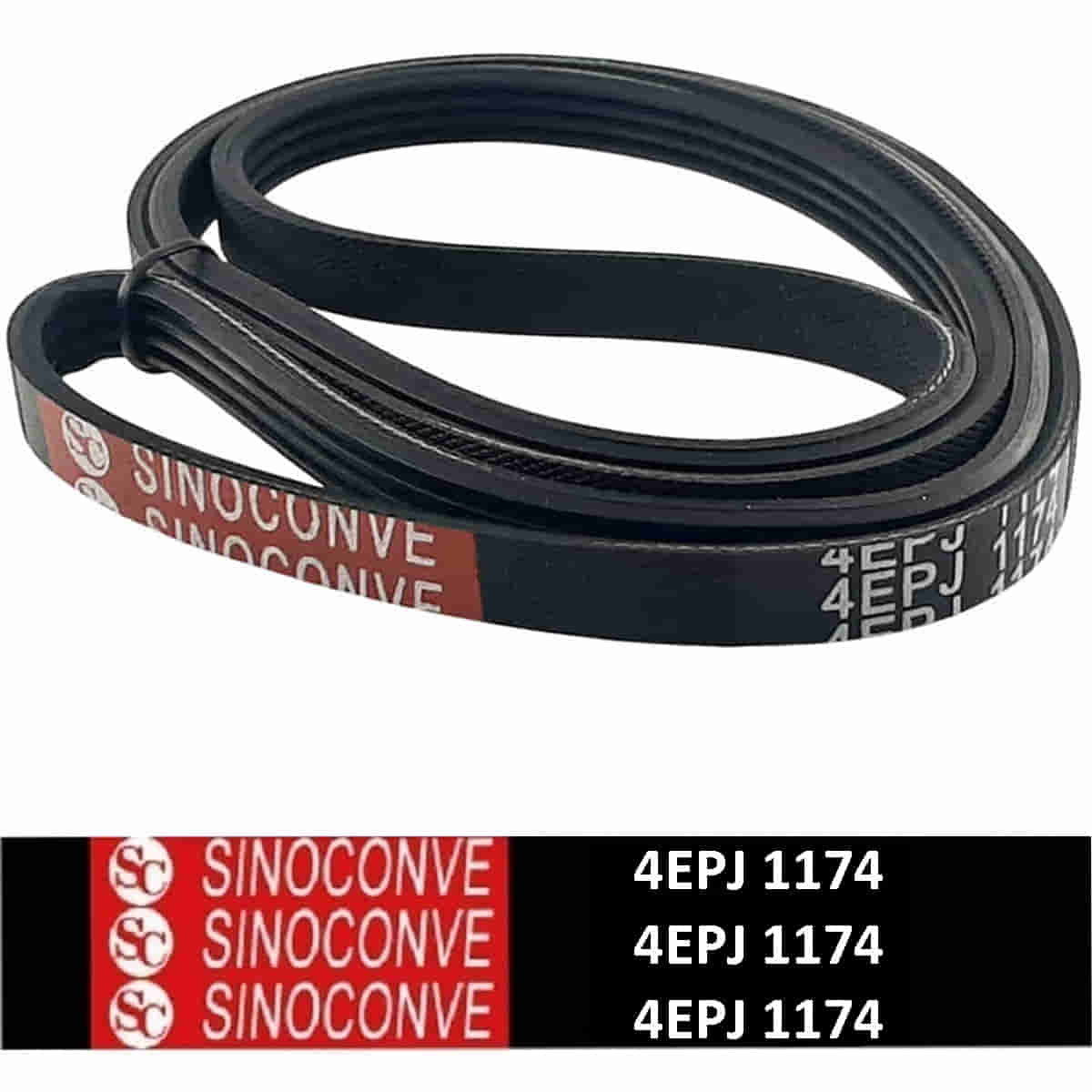 картинка Sinoconve 4EPJ1174 J4 ремень поликлиновый приводной для стиральной машины Candy от магазина Интерком-НН