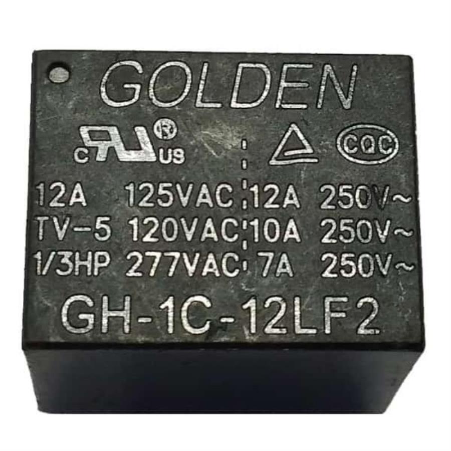 картинка Golden GH-1C-12LF2 Реле управление 12VDC, контакты 10A 250VAC 155ºC от магазина Интерком-НН