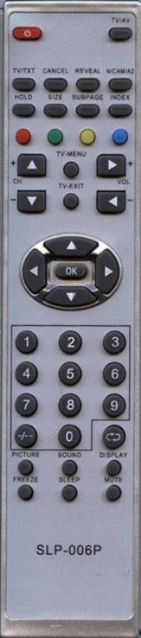 картинка Huayu SLP-006P (17186) пульт дистанционного управления (ПДУ) для телевизора AKAI от магазина Интерком-НН