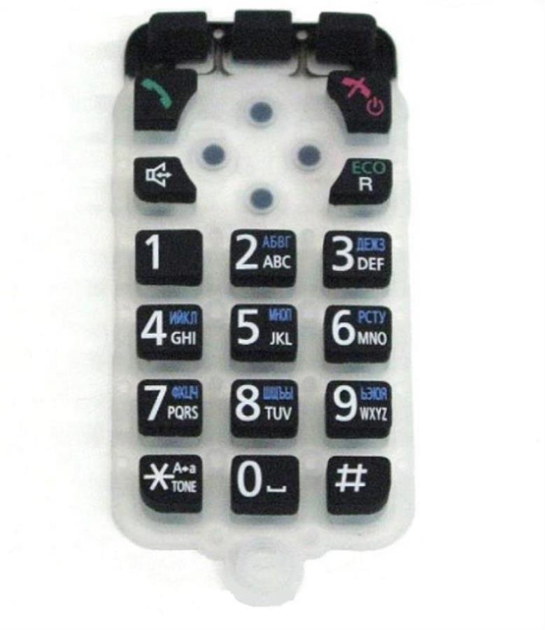 картинка Panasonic PNJK1072U Клавиатура трубки для радиотелефона KX-TGA650RUT, KX-TGA650RUM, KX-TGA651RUT от магазина Интерком-НН