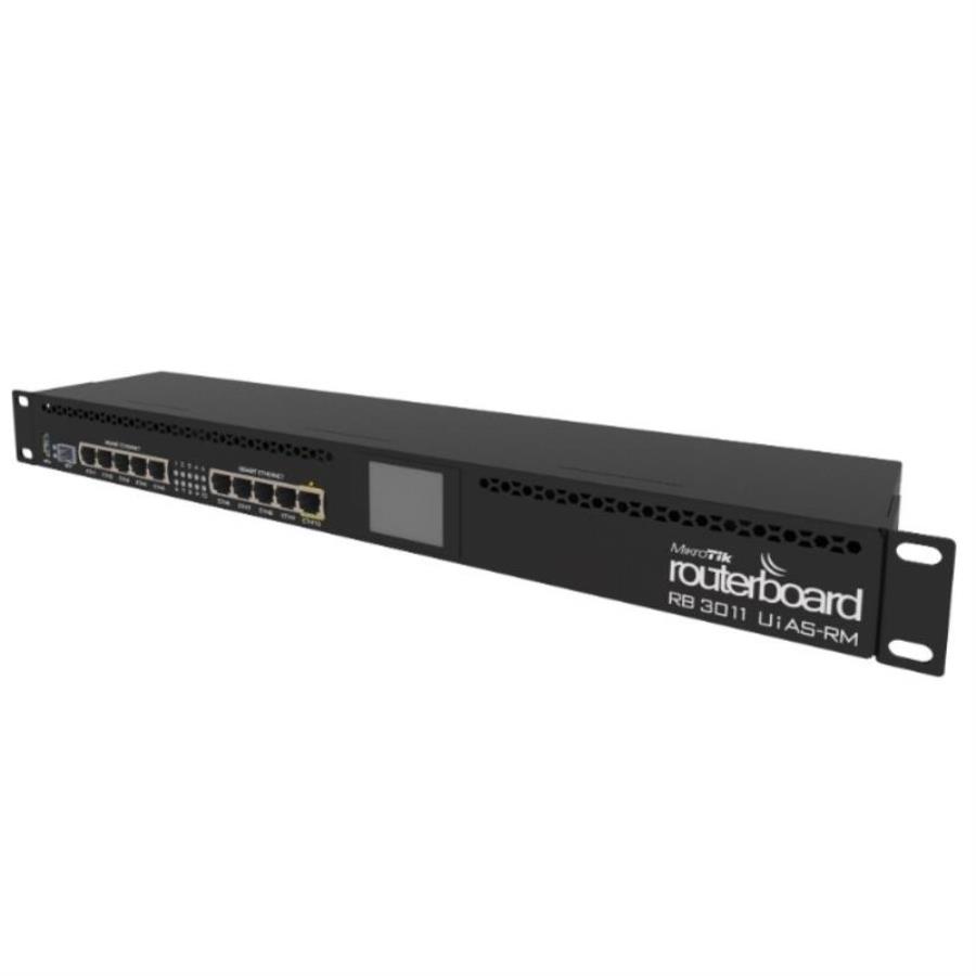 картинка MikroTik RouterBoard RB3011UiAS-RM 10 портов Gbit Router, Mikrotik от магазина Интерком-НН