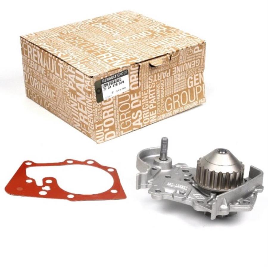 картинка RENAULT 7701478018 Насос водяной LOGAN/CLIO/KANGOO/MEGANE 1.4/1.6 8v/1.6 16v от магазина Интерком-НН