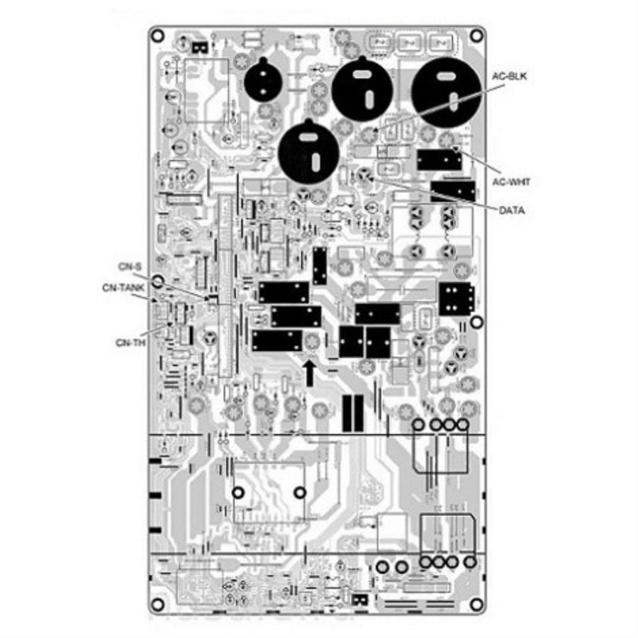 картинка Panasonic CWA73C5683R-1 Плата управления внешнего блока кондиционера CU-E9MKD от магазина Интерком-НН