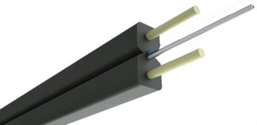 картинка Кабель оптический SNR-FOCD-F-02 для прокладки внутри зданий, на чердаках 2 оптических волокна SM от магазина Интерком-НН