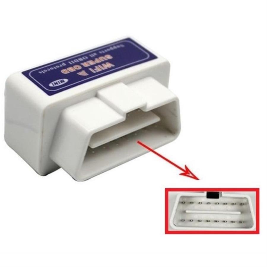 картинка OBD2 WI-FI MINI V1.5 адаптер ELM327 автомобильный диагностический сканер от магазина Интерком-НН