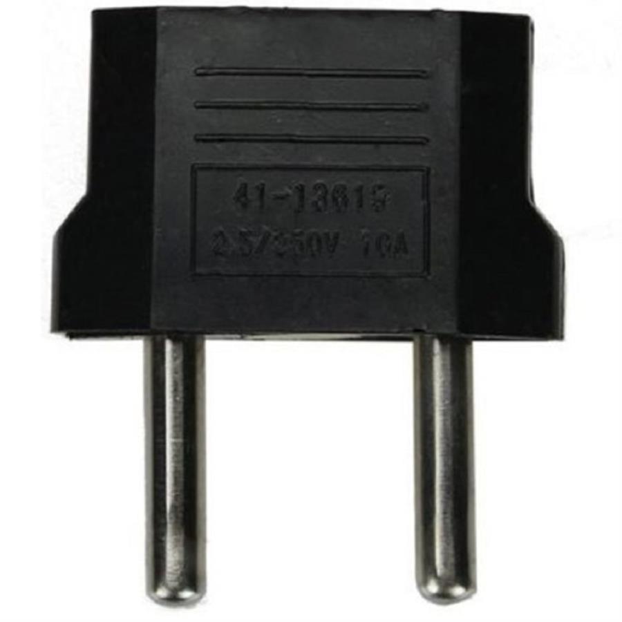 картинка Переходник для электророзетки с американской вилки на евро 220v 10a от магазина Интерком-НН