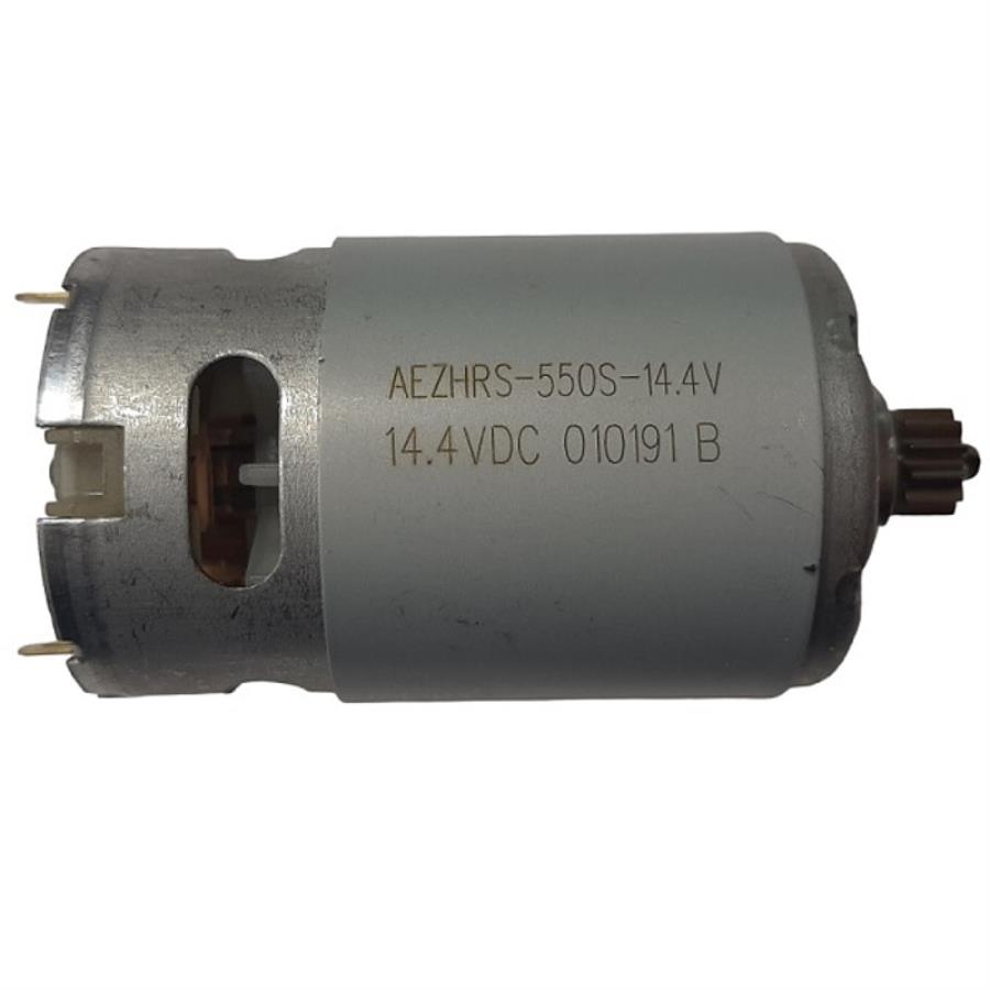 картинка 010191 В AEZHRS-550S-14.4VDC двигатель с шестерней 12 зубьев D=9мм для шуруповерта Интерскол от магазина Интерком-НН