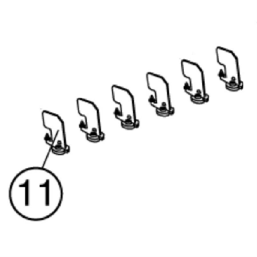 картинка Panasonic CWE241157 вертикальная лопасть корпуса внутреннего блока кондиционера CS-A12HKD, CS-A7HKD от магазина Интерком-НН