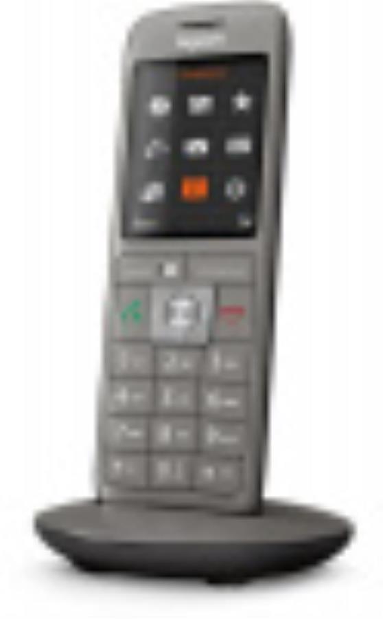 картинка Трубка доп. Dect Gigaset CL660HX HSB RUS черный для CL660 от магазина Интерком-НН